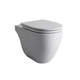 Inodoro corto Ferrum 4.5 lts fontana blanco FON-IN-001-BL
