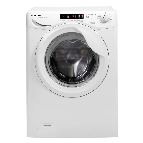 Lavarropas 8 kgs Longvie Blanco L18012/1200RPM