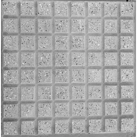 Baldoson Lanik 40x40 Adoquinado recto chico gris/negro/blanc