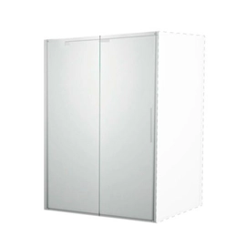 Mampara frontal Ferrum Khios 140 transparente KHI-BX-038-CR