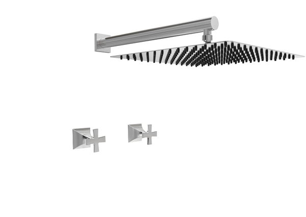 Griferia de Ducha Hidromet Castle s/transf cruz 51004CRCR