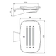 Jabonera FV epuyen cromo 0168/L2-CR