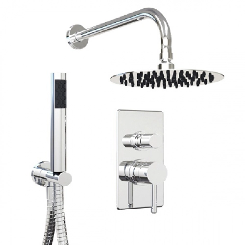 Griferia ducha Hidromet Vector 2V c/duchador 42112cr