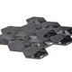 ARREN Malla Negro Metalizado Hexagonal 30x30 modelo YGS 069 STAR