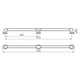 Barral Ferrum traful recto rojo ESP-BR-011-RO