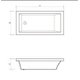 Bañera Versailles Soho 70 solo casco 170x80 bco SHB70
