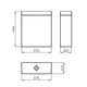 Depósito Ferrum 4.5 lts fontana dual touchless FON-DP-010-BL