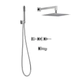 Griferia ducha c/transf pico y duchador castilla 80-329-CR Peirano