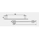 Accesorio de baño Hidromet Geometry Toallero barral 2841BL
