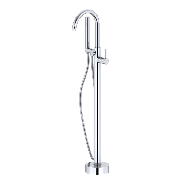 Griferia de piso con duchador p/bañera isla Piazza Terme cromo 54020