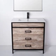 Mueble Campi Iron 80 Roble vintage 82x48x84 IR80R