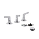 Grifería de bidet FV arrayan cromo 0295/H6-CR