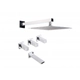 ESTALGRIF COMBO LA/BIDET/BAÑ C/T HAAZ BELLAGIO CROMO-CARRARA