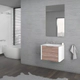 Vanitory Campi shape 60 con mesada loza 1 agujero