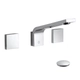 Grifería de lavatorio FV chalten desagüe soft touch 0203/H4-CR