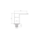 Griferia de bidet Peirano Soria monocomando cr 70-152