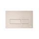 Tapa doble tecla Ferrum peltre rectangular REP-RA-051-PE