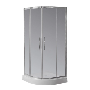 Cabina Ferrum Semicircular 2 ptas vidrio transparente NC9QZ
