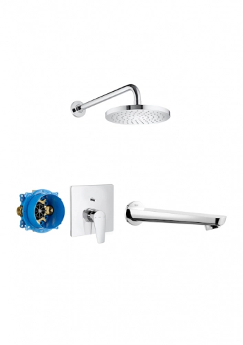Roca Atlas Kit Bañera Ducha Empotrar Monocomando