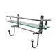 Accesorio Repisa Perchero Con Cristal - Niquel Cromo Kurymar