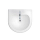 Bacha de lavatorio Ferrum 50 cm avignon 1 agujero blanco AVI-MS-002-BL