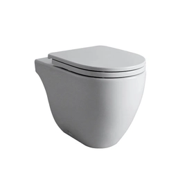Inodoro corto Ferrum 4.5 lts fontana blanco FON-IN-001-BL