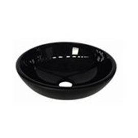 Bacha Misiones Round Glass Negro B1004