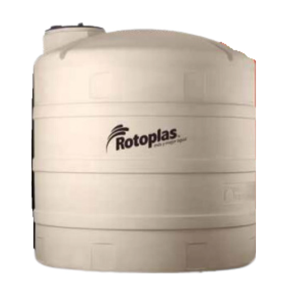 Tanque Vertical Rotoplas 10.000 lts std Neutro 550304 (gris)