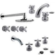 Griferia Baño Completa Fv Malena 16 Lavatorio Bidet Ducha Mo