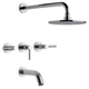 Griferia ducha Fv City 103/88 ctransf cromo