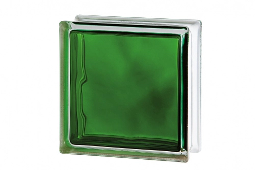 Ladrillo de vidrio Vitroblock Nube verde bte 19x19 75200