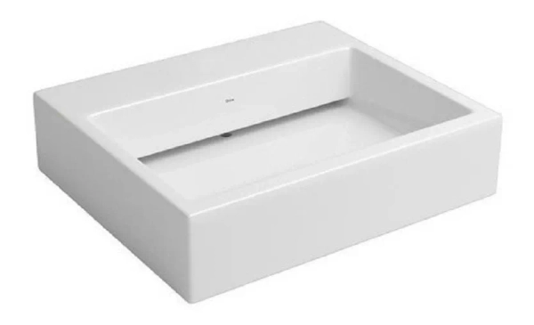 Bacha Deca de apoyo Rectangular 1 ag blanca L 187.17