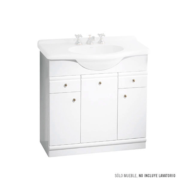 Vanitory Ferrum Limoges conjunto 85cm bco YML83 B