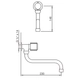 Grifería de cocina FV california pico movil 0420/17-CR