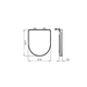 Accesorios Baño Ferrum Tapa Asiento Veneto / Varese / FontanaVNT-TP-004-BL
