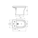 Bidet Ferrum Varese 3 Ag Blanco VSE-BI-301-BL