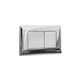 Tapa tecla Ferrum doble grande cromo REP-RA-052-CR