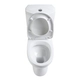 Inodoro largo con asiento y deposito doble descarga Piazza Garda B0400