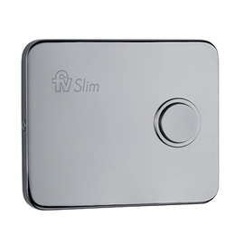 Tapa FV inodoros con boton slim para válvula 0378.02-CR