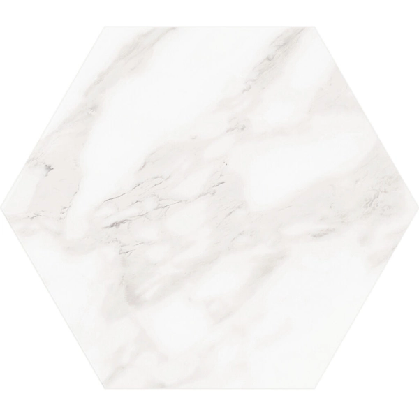 Misiones 17x19.5 ceramica hexagonal 17 calacatta bc1502 x mt2 (1m)