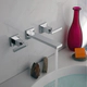 Grifería de lavatorio FV dominic de pared 0203R/85L-CR