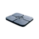 Base contrapeso de sombrillas Tromen negro 50X50X7.5 (4) 95-023-104