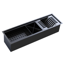 Barra escurridora 60x18.5 Mi Pileta acero 304 black BS60B