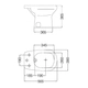 Bidet Ferrum adriatica blanco 1 agujero BAM1J-B