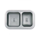 Bacha de cocina Mi Pileta Encastrable Doble Ac 405E