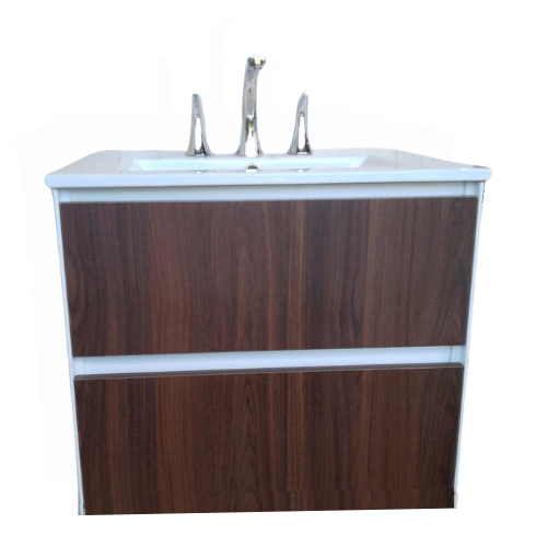 Vanitory Utility Capri con cajones color olmo