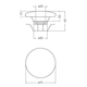 Tapon para bacha Ferrum REP-RV-001-BL