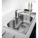 Bacha de cocina simple Johnson Luxor SI71STAD