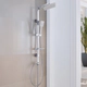 Columna de ducha exterior con flor de ducha cuadrada Piazza PZ2261