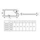 Receptaculo Ferrum 120x75 niza acrilico rectangular KHI-RC-031-BL